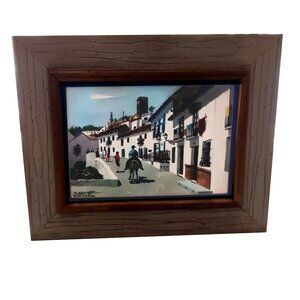 Mariano Sesmero Signed Watercolor Painting.